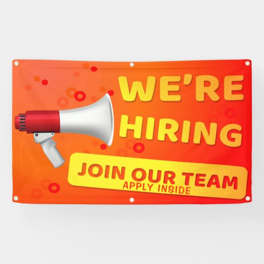 採用チームに参加するApply Inside 横断幕 (横)