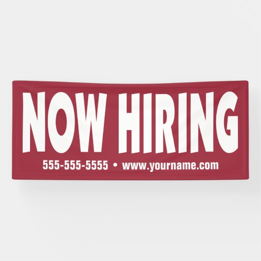 採用バナー 横断幕 (横)