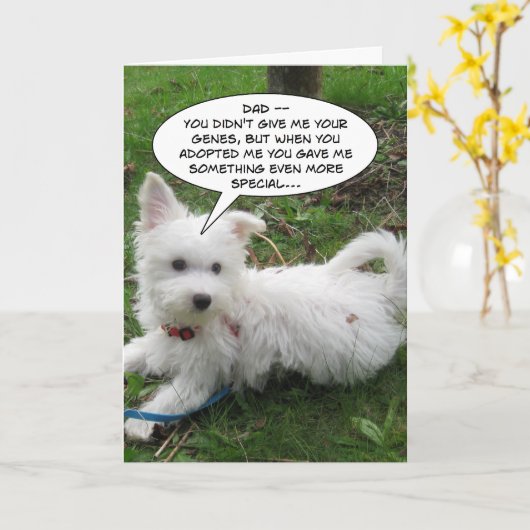 採用パパ カード (黄色い花)