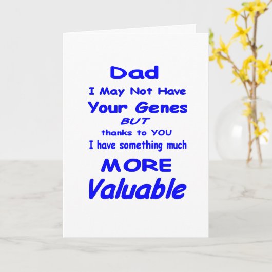 採用パパ カード (黄色い花)