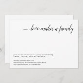 採用パーティの招待状 招待状 (正面/裏面)