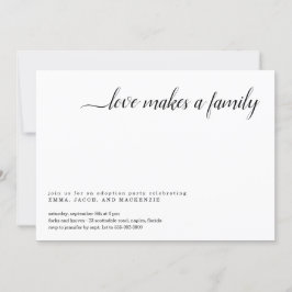 採用パーティの招待状 招待状