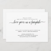 採用パーティの招待状 招待状 (正面/裏面)