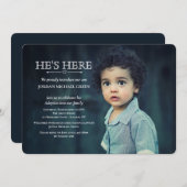 採用パーティー写真招待状 招待状 (正面/裏面)