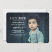 採用パーティー写真招待状 招待状 (正面)