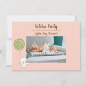 採用パーティー「Gotcha」パーティーによる少女の個人設定 招待状 (正面)