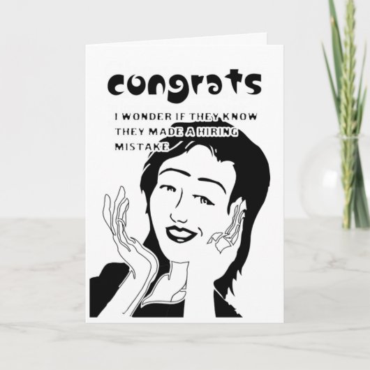 採用ミス カード (正面)