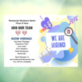 採用中！ チームに参加しよう オーダーメイド ウィンドウサイン (シート3)