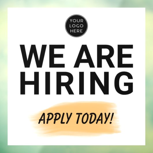 採用中!今日から応募しよう ビジネス窓用シール ウィンドウサイン (シート3)