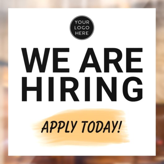 採用中！今日から応募しよう ビジネス窓用シール ウィンドウサイン (シート2)