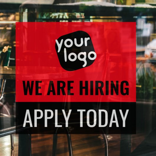 採用中 本日応募受付中 業務 ブランド オーダーロゴ ウィンドウサイン