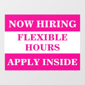 採用募集中 ビジネス 従業員募集 スタッフ募集 ウィンドウサイン (シート)