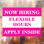 採用募集中 ビジネス 従業員募集 スタッフ募集 ウィンドウサイン (シート2)