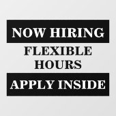 採用募集中 ビジネス 従業員募集 スタッフ募集 ウィンドウサイン (シート)