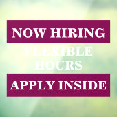 採用募集中 ビジネス 従業員募集 スタッフ募集 ウィンドウサイン (シート3)