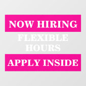 採用募集中 ビジネス 従業員募集 スタッフ募集 ウィンドウサイン (シート)