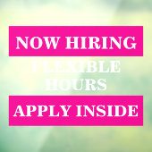 採用募集中 ビジネス 従業員募集 スタッフ募集 ウィンドウサイン (シート3)