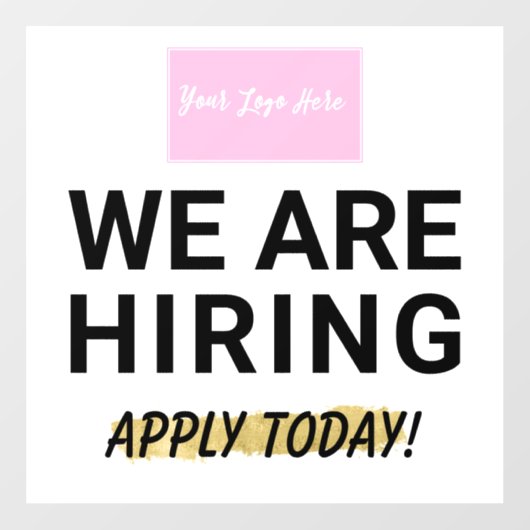 採用募集中！今日から応募しよう ビジネス ウィンドウサイン (シート)