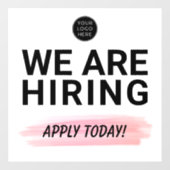 採用募集中!今日から応募しよう ビジネス ウィンドウサイン (シート)