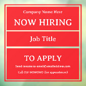 採用募集中 店舗 ビジネス 欠員 ウィンドウサイン (シート3)