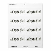 採用可能ラベル ラベル (フルシート)