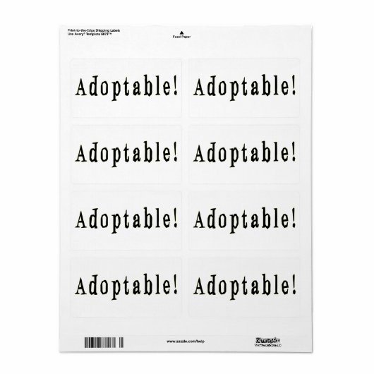 採用可能ラベル ラベル (フルシート)