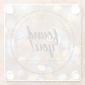 採用懇親会 ガラスコースター (裏面)