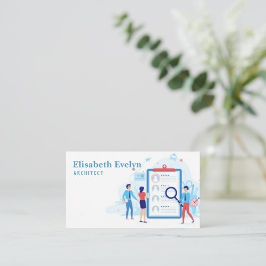 採用戦略 名刺 (スタンド正面)