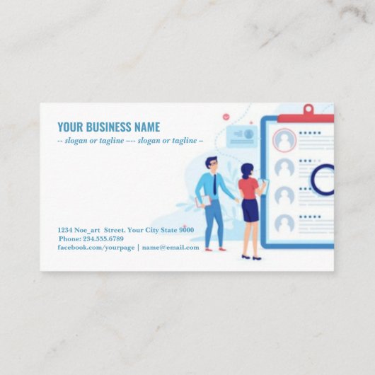 採用戦略 名刺 (裏面)