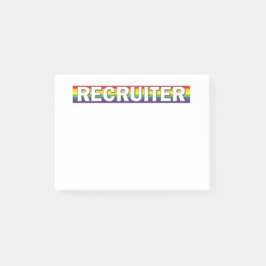 採用担当者 ポストイット (正面)