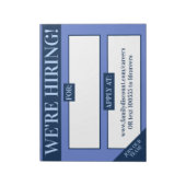 採用救済希望事業主の表示 ノートパッド (回転)