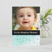 採用日のパーティの招待状 招待状 (スタンド正面)