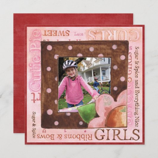 採用日のパーティの招待状 招待状 (正面/裏面)