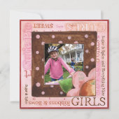 採用日のパーティの招待状 招待状 (正面)