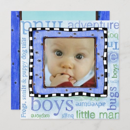 採用日のパーティの招待状 招待状 (正面/裏面)