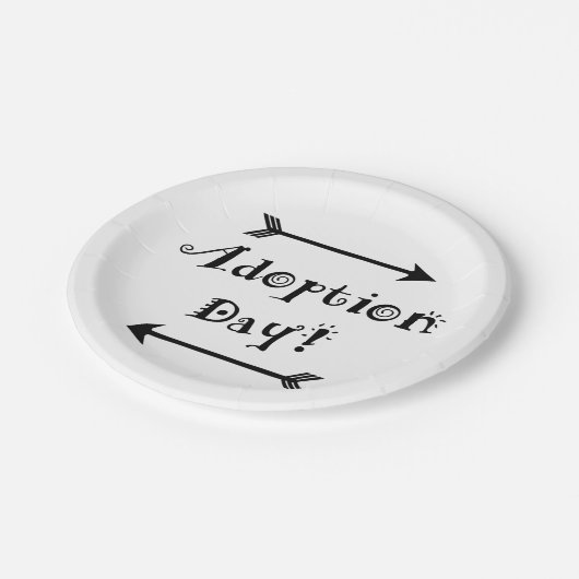 採用日! デザインを促進しますか、または採用して下さい ペーパープレート (アングル)