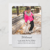 採用案内と写真 招待状 (正面)