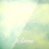 採用爪、 ネイル専門来者がウィンドウに貼る ウィンドウサイン (シート3)