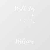 採用爪、 ネイル専門来者がウィンドウに貼る ウィンドウサイン (シート)