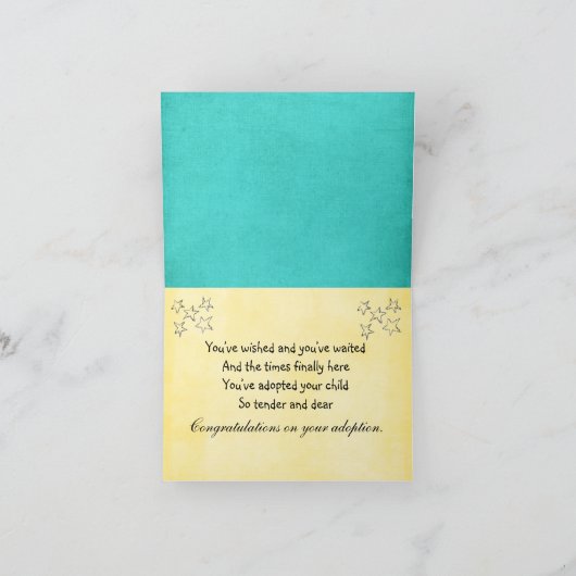 採用祝いカード カード (内部)