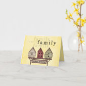 採用祝いカード カード (黄色い花)