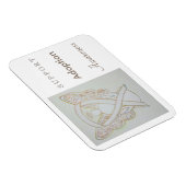 採用認識度ホワイトリボンエンジェルマグネット マグネット (右側)