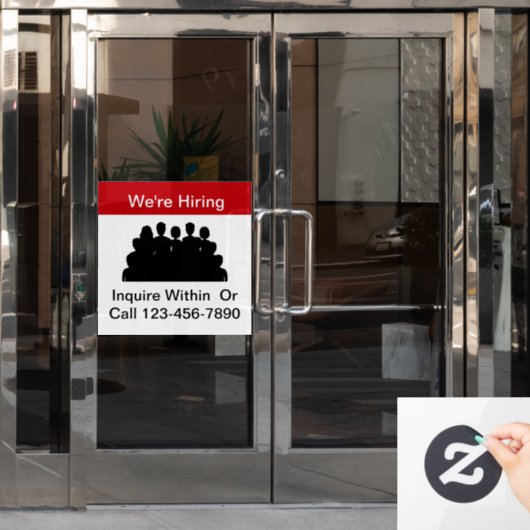 「採用」ウィンドウの「固定」シンボルや象徴 ウィンドウサイン (オフィスドア)