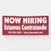 採用/エスタモス・コントラタンド・スペインのバナー 横断幕 (横)
