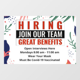 採用 チームに参加しよう 求人 オーダーメイド ウィンドウサイン