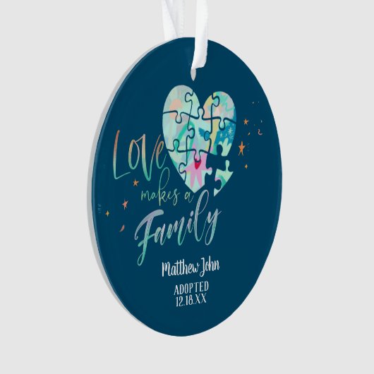 採用/出産発表セラミックオーナメント オーナメント (正面)