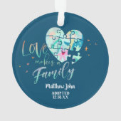 採用/出産発表セラミックオーナメント オーナメント (裏面)