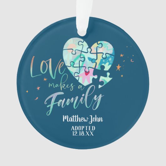 採用/出産発表セラミックオーナメント オーナメント (正面)