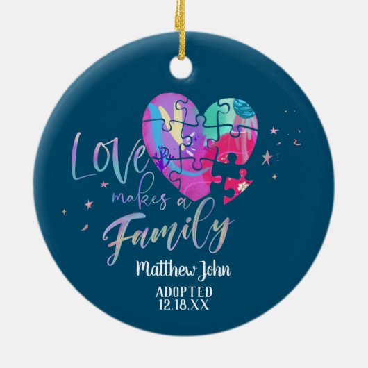 採用/出産発表セラミックオーナメント セラミックオーナメント (裏面)