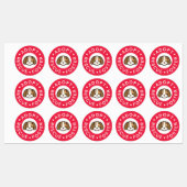 採用、救助、フォスター |かわいい犬のバンドエイド ラベル (シート)